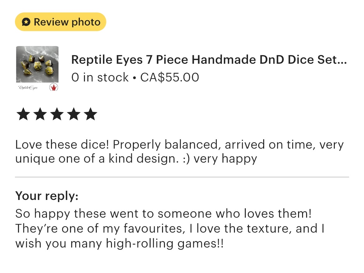 Dice Review